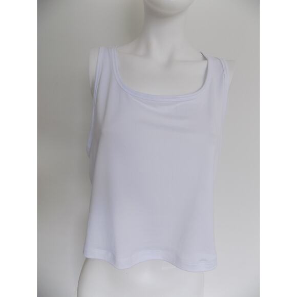 Reflex 90 Degree white tank top racer back size XL NWT - Picture 1 of 4